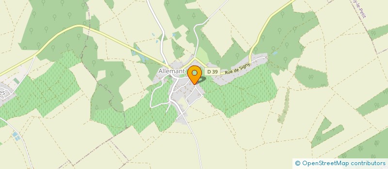 localisation de l'entreprise MONSIEUR JEAN-CHRISTOPHE PEREIRA  LES ESSARTS-LES-SEZANNE