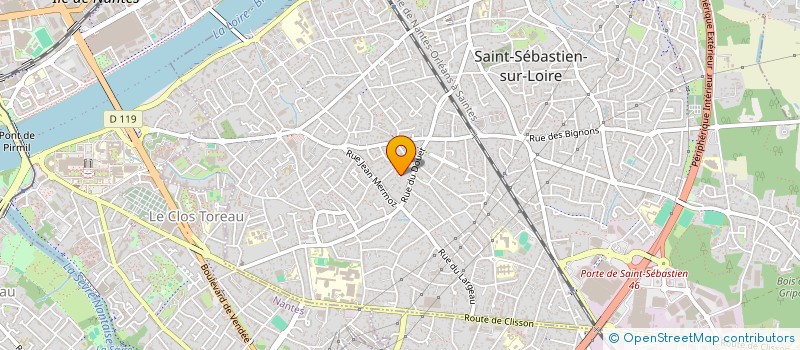 localisation de l'entreprise MONSIEUR JEAN-CHRISTOPHE PERRAIS  SAINT-SEBASTIEN-SUR-LOIRE
