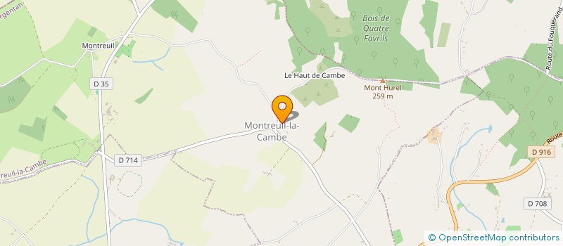 localisation de l'entreprise MONSIEUR JEAN-CHRISTOPHE PERRIER à MONTREUIL-LA-CAMBE