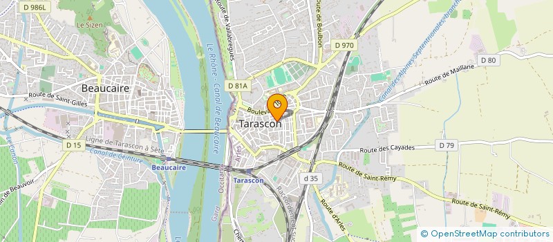 localisation de l'entreprise MONSIEUR JEAN-CHRISTOPHE PETIT-GRAS  TARASCON