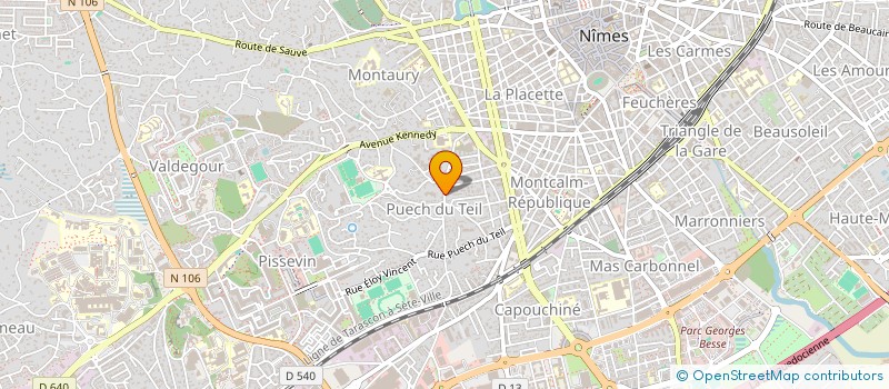 localisation de l'entreprise MONSIEUR JEAN-CHRISTOPHE PICARD à NIMES