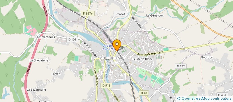 localisation de l'entreprise MONSIEUR JEAN CHRISTOPHE PLANTUREUX à ARGENTON-SUR-CREUSE