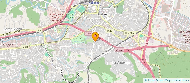 localisation de l'entreprise MONSIEUR JEAN-CHRISTOPHE PLENUS à AUBAGNE