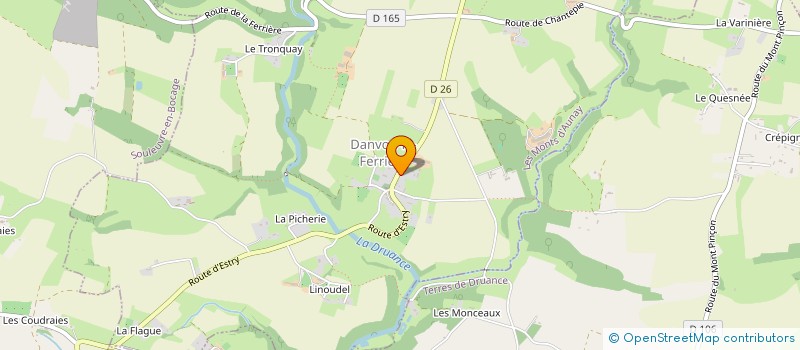 localisation de l'entreprise MONSIEUR JEAN-CHRISTOPHE POIRSON  LES MONTS D'AUNAY