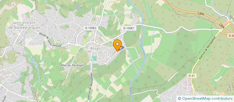 localisation de l'entreprise MONSIEUR JEAN-CHRISTOPHE PONS  ASSAS