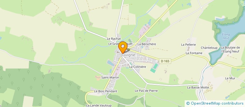 localisation de l'entreprise MONSIEUR JEAN-CHRISTOPHE PORTAIS  JUVIGNE