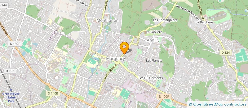 localisation de l'entreprise MONSIEUR JEAN-CHRISTOPHE POUTEAU  MARGENCY