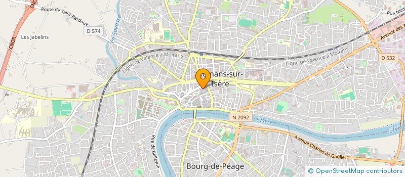 localisation de l'entreprise MONSIEUR JEAN-CHRISTOPHE QUINOT  ROMANS-SUR-ISERE