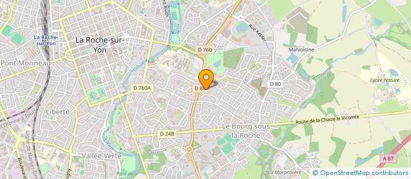 localisation de l'entreprise MONSIEUR JEAN CHRISTOPHE RANDIN  LA ROCHE-SUR-YON