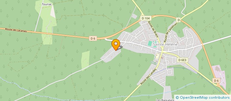 localisation de l'entreprise MONSIEUR JEAN-CHRISTOPHE RATIER  SAINTE-HELENE