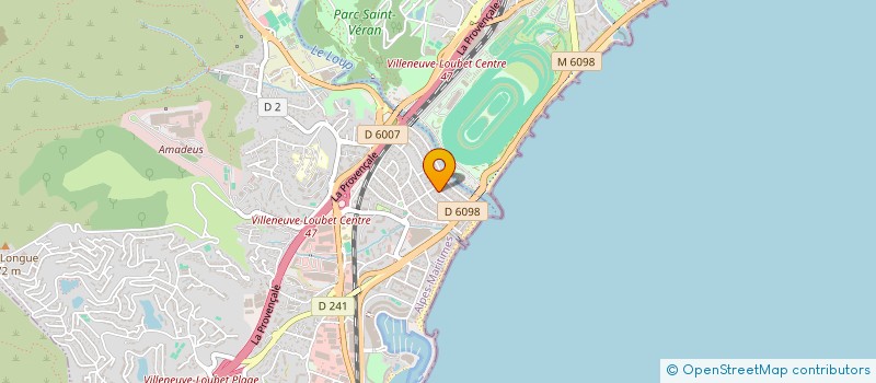 localisation de l'entreprise MONSIEUR JEAN-CHRISTOPHE RECU  VILLENEUVE-LOUBET