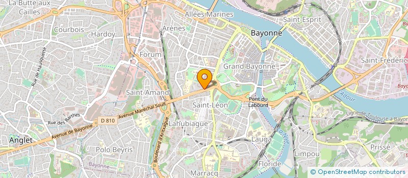 localisation de l'entreprise MONSIEUR JEAN-CHRISTOPHE RICHARD à BAYONNE