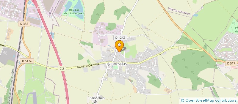 localisation de l'entreprise MONSIEUR JEAN-CHRISTOPHE RIGOT  JANNEYRIAS