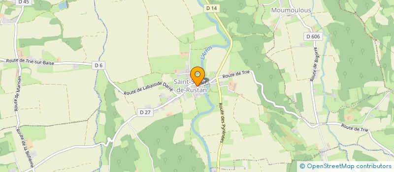 localisation de l'entreprise MONSIEUR JEAN CHRISTOPHE RIVES  SAINT-SEVER-DE-RUSTAN