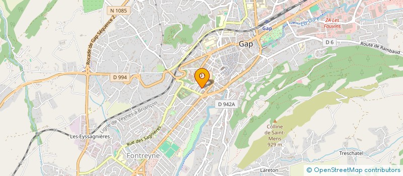 localisation de l'entreprise MONSIEUR JEAN CHRISTOPHE RIVIERE  GAP