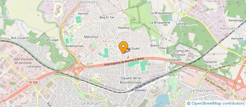 localisation de l'entreprise MONSIEUR JEAN-CHRISTOPHE ROBERT à VANNES