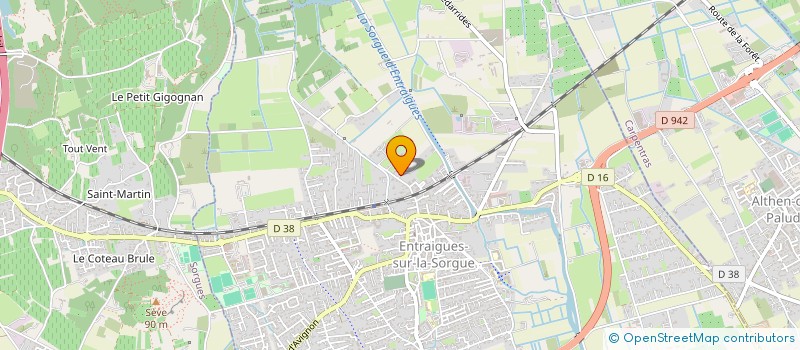 localisation de l'entreprise MONSIEUR JEAN CHRISTOPHE ROBERT  ENTRAIGUES-SUR-LA-SORGUE