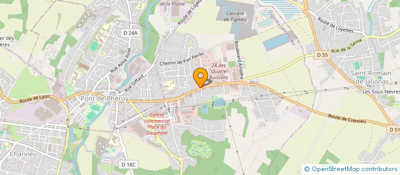 localisation de l'entreprise MONSIEUR JEAN-CHRISTOPHE ROCHER  SAINT-JEAN-DE-NIOST