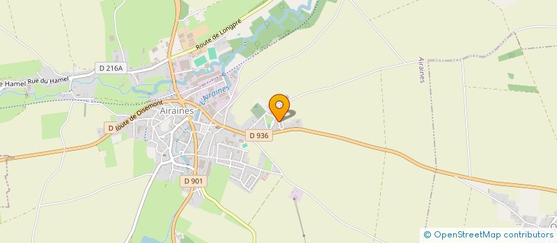 localisation de l'entreprise MONSIEUR JEAN-CHRISTOPHE ROGER  AIRAINES