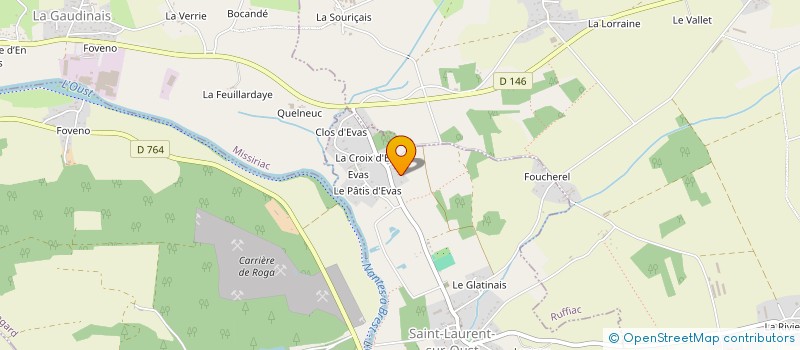 localisation de l'entreprise MONSIEUR JEAN-CHRISTOPHE ROLLAND  SAINT-LAURENT-SUR-OUST