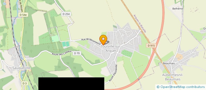 localisation de l'entreprise MONSIEUR JEAN-CHRISTOPHE ROMATET  TOURVILLE-SUR-ARQUES