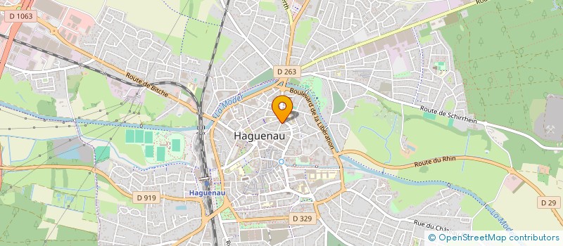 localisation de l'entreprise MONSIEUR JEAN-CHRISTOPHE ROTHGERBER  HAGUENAU