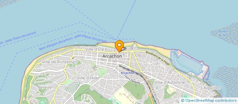 localisation de l'entreprise MONSIEUR JEAN-CHRISTOPHE ROUSSELY à ARCACHON