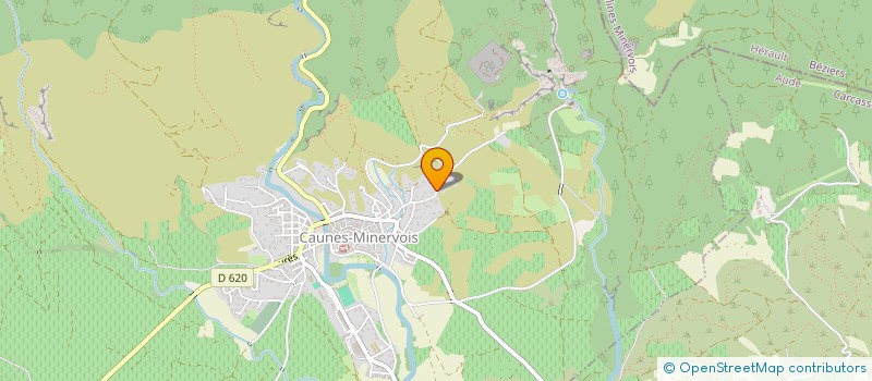 localisation de l'entreprise MONSIEUR JEAN-CHRISTOPHE RUIZ  CAUNES-MINERVOIS