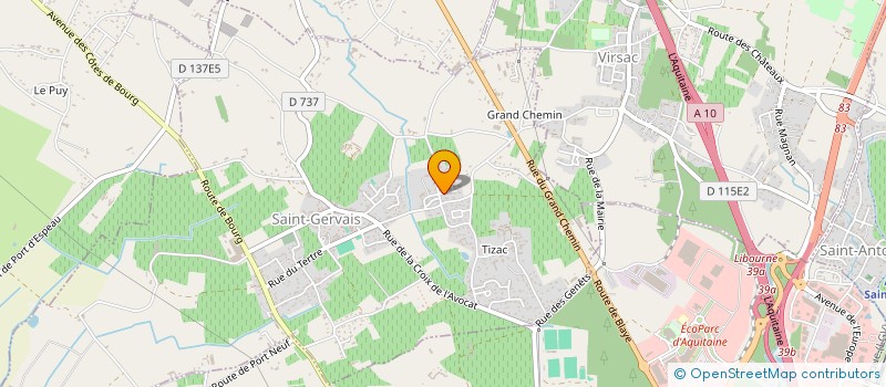 localisation de l'entreprise MONSIEUR JEAN CHRISTOPHE SAMMARITANO  SAINT GERVAIS