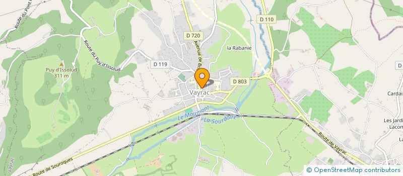 localisation de l'entreprise MONSIEUR JEAN-CHRISTOPHE SAMMUT  VAYRAC