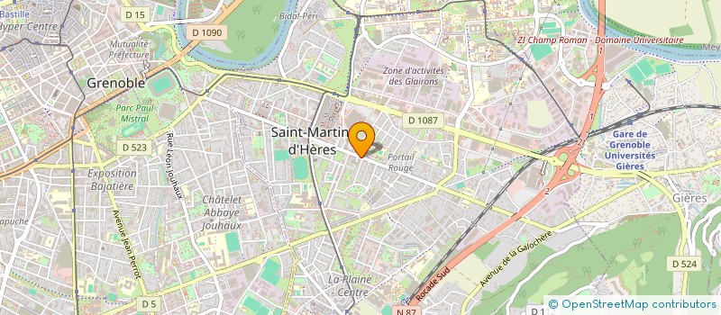 localisation de l'entreprise MONSIEUR JEAN-CHRISTOPHE SCADUTO  SAINT-MARTIN-D'HERES