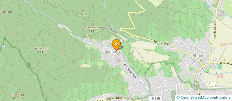 localisation de l'entreprise MONSIEUR JEAN CHRISTOPHE SCHWEBEL  STEINBACH