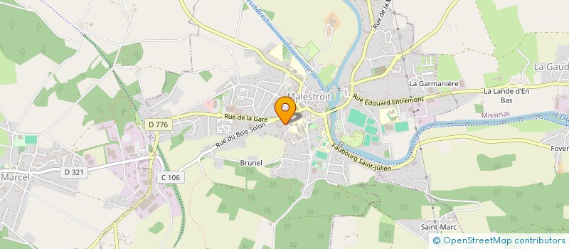 localisation de l'entreprise MONSIEUR JEAN-CHRISTOPHE SCIRE  MALESTROIT