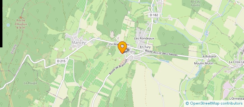 localisation de l'entreprise MONSIEUR JEAN-CHRISTOPHE SERMONAT  MANCEY