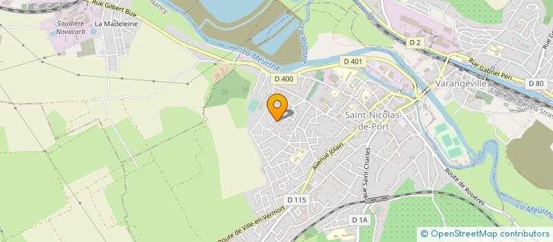 localisation de l'entreprise MONSIEUR JEAN CHRISTOPHE SILBERMANN  SAINT-NICOLAS-DE-PORT