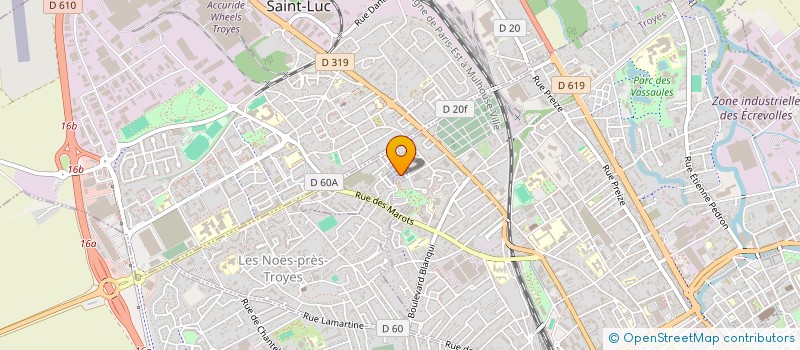 localisation de l'entreprise MONSIEUR JEAN-CHRISTOPHE SIMONIN  TROYES