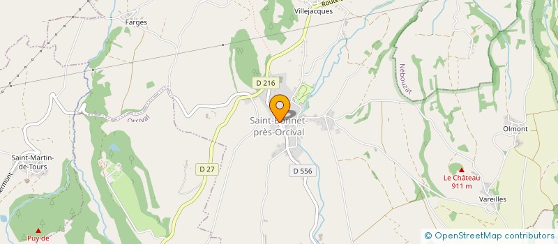 localisation de l'entreprise MONSIEUR JEAN-CHRISTOPHE SUTTER  SAINT-BONNET-PRES-ORCIVAL