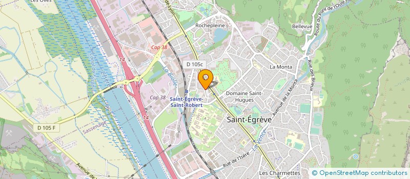 localisation de l'entreprise MONSIEUR JEAN-CHRISTOPHE TEPPAZ  SAINT-EGREVE