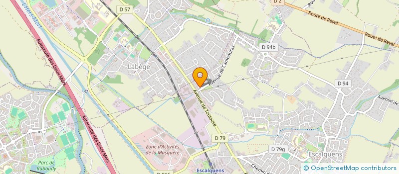 localisation de l'entreprise MONSIEUR JEAN-CHRISTOPHE TERRON  ESCALQUENS