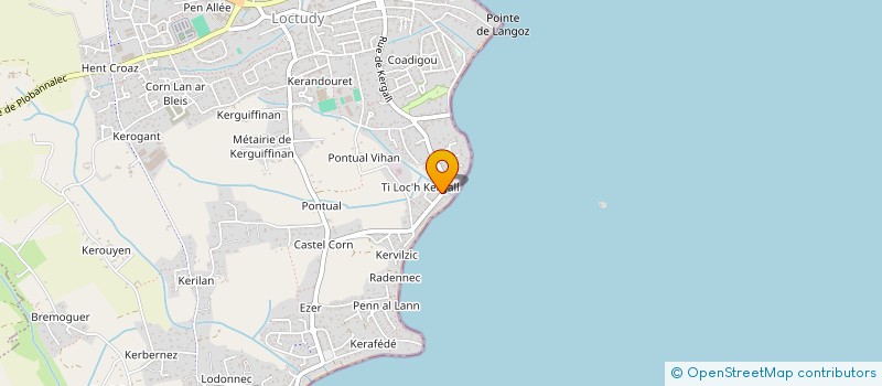 localisation de l'entreprise MONSIEUR JEAN-CHRISTOPHE TOUZET  LOCTUDY