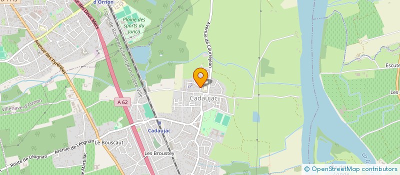 localisation de l'entreprise MONSIEUR JEAN-CHRISTOPHE TRICOT  CADAUJAC