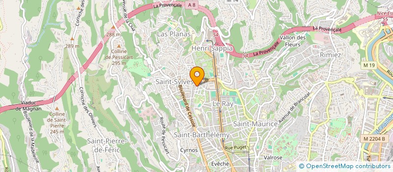 localisation de l'entreprise MONSIEUR JEAN-CHRISTOPHE VAN HINTE  NICE