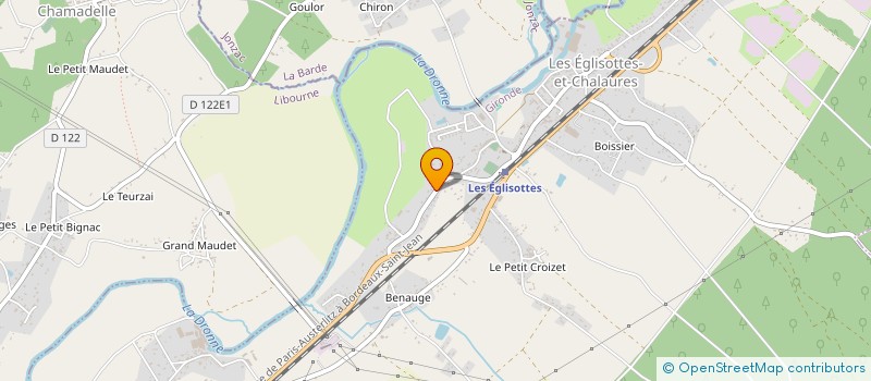 localisation de l'entreprise MONSIEUR JEAN-CHRISTOPHE VEILLON  LES EGLISOTTES-ET-CHALAURES