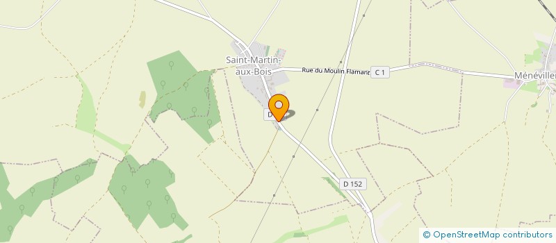 localisation de l'entreprise MONSIEUR JEAN CHRISTOPHE VILLERVALLE  SAINT-MARTIN-AUX-BOIS