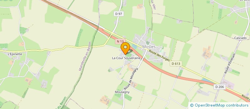 localisation de l'entreprise MONSIEUR JEAN-CHRISTOPHE YVON  MOSLES