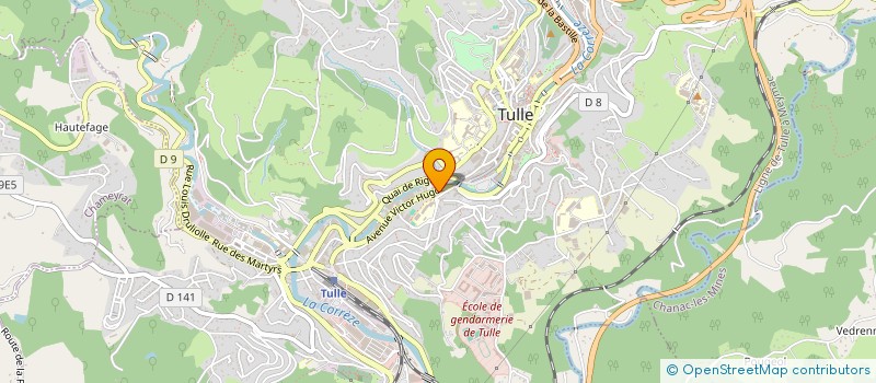 localisation de l'entreprise MONSIEUR JEAN CHRISTOPHE ZAK  TULLE