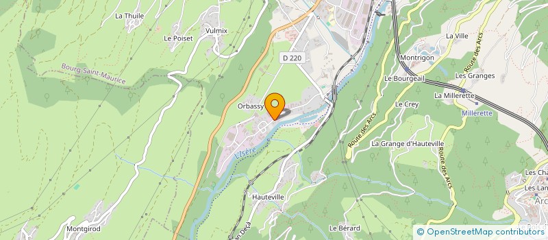 localisation de l'entreprise MONSIEUR JEAN-CHRISTOPHE ZAYSSER  BOURG-SAINT-MAURICE