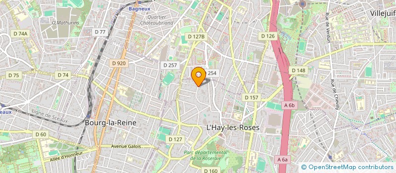 localisation de l'entreprise MONSIEUR JEAN-CHRYST PRINCIVAL  L'HAY-LES-ROSES