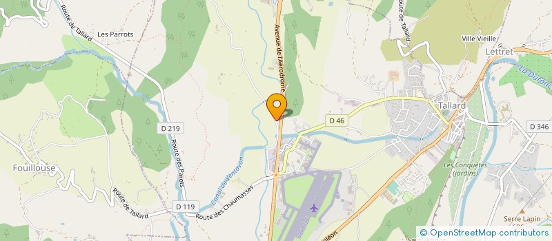 localisation de l'entreprise MONSIEUR JEAN CIACCIO  TALLARD