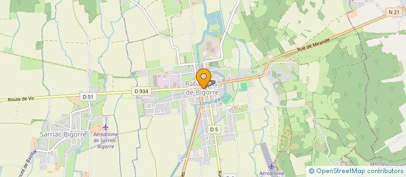 localisation de l'entreprise MONSIEUR JEAN CIEUTAT  RABASTENS-DE-BIGORRE